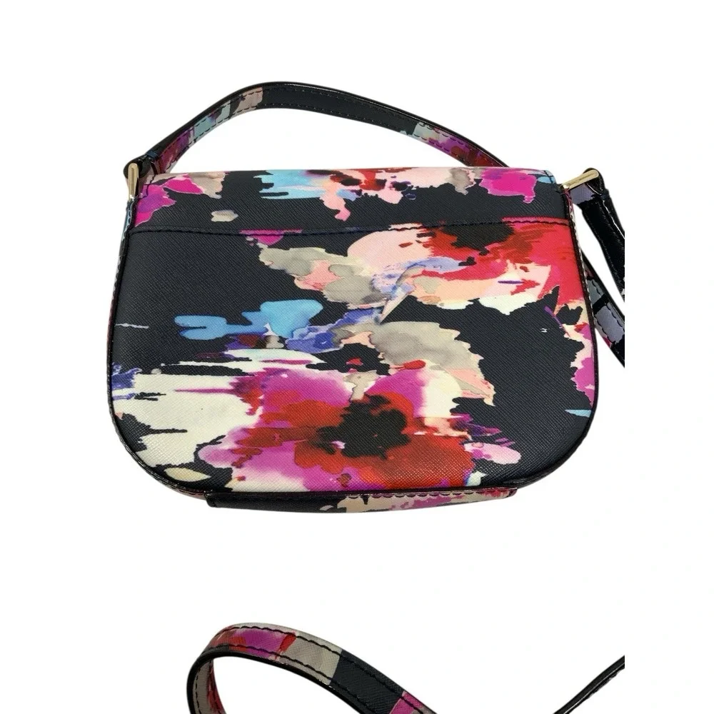 Kate Spade Laurel Way Carsen Mini‎ Crossbody Handbag Purse Bag Modern Floral
